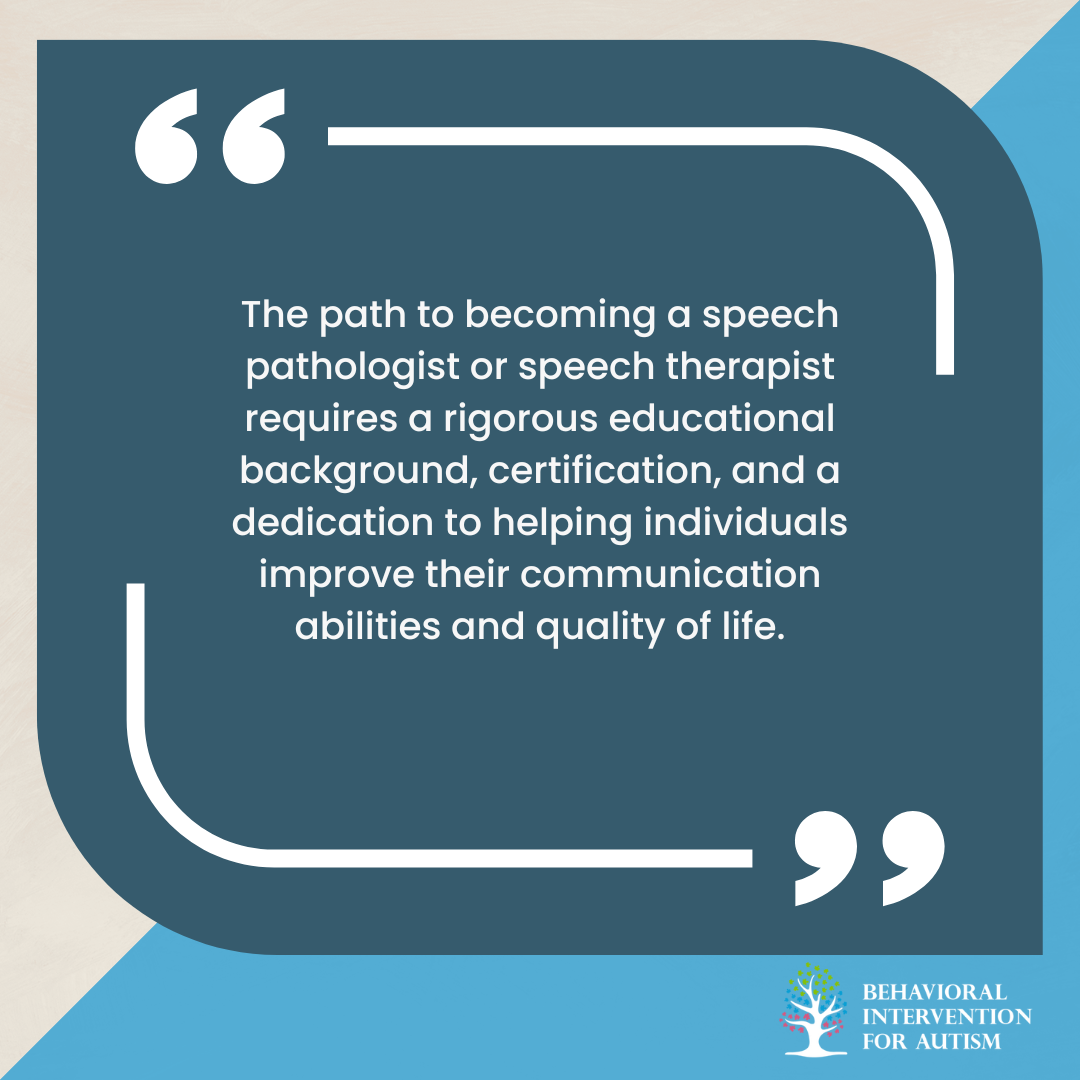 speech pathologist vs speech therapist